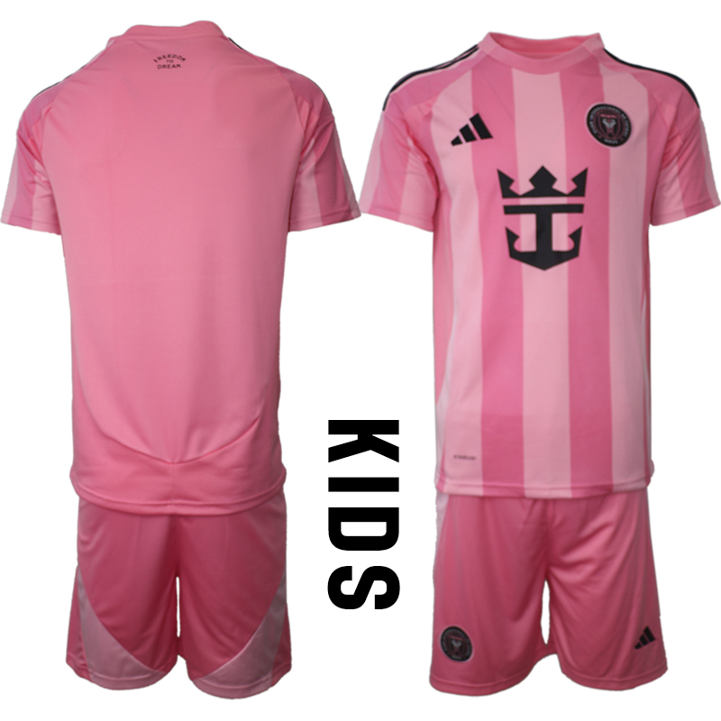 Youth 2025-2026 Club Inter Milan CF home Pink Blank Soccer Jersey->inter milan jersey->Soccer Club Jersey